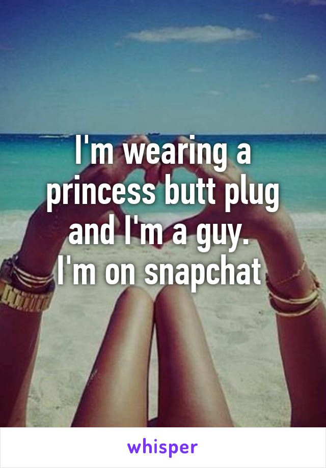 Snapchat butt plug Andie Adams