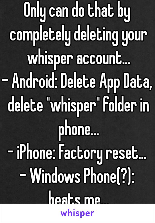 whisper app android