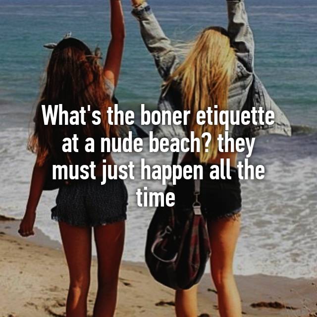 Boner nudist Why do