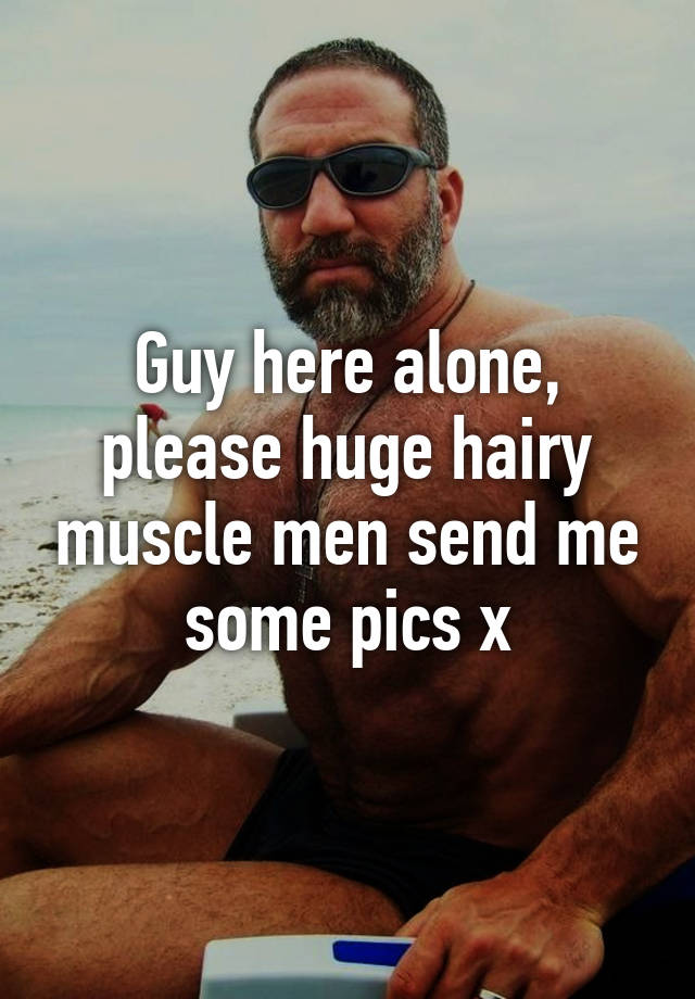 Muscle men hairy 