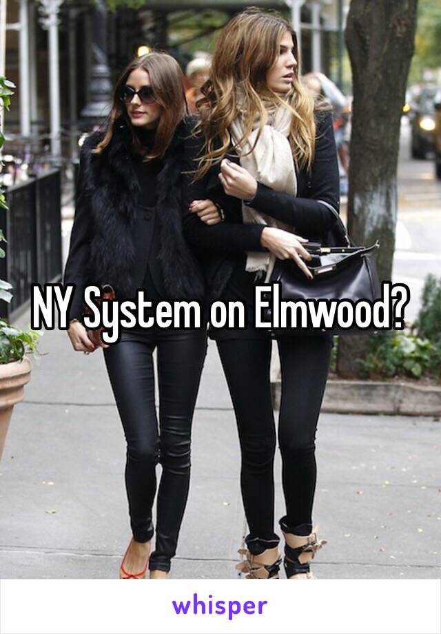 NY System on Elmwood?
