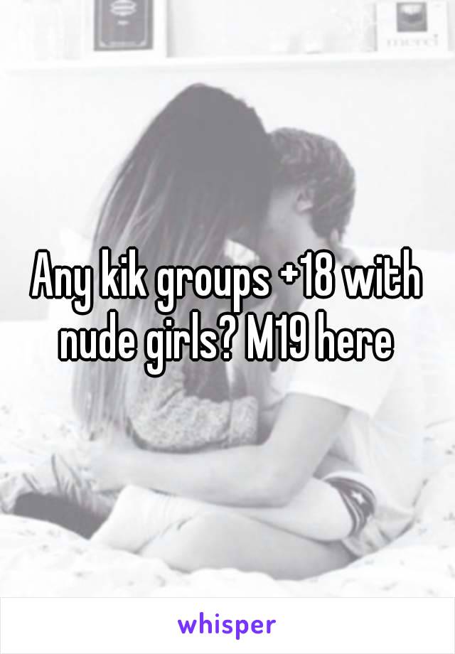 Nude kik groups