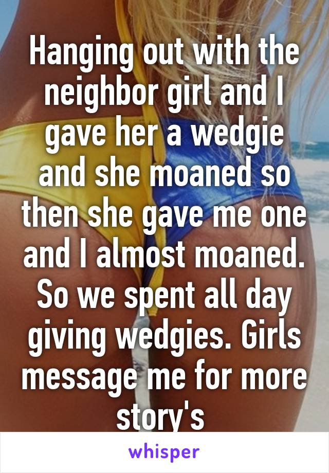 Wedgies on girls