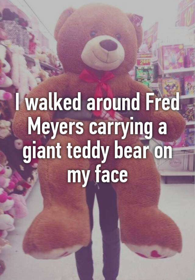 teddy bear with my face