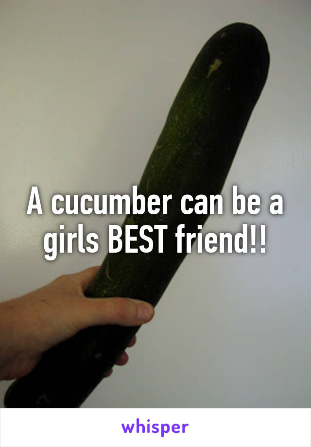 Girls with cucumber
