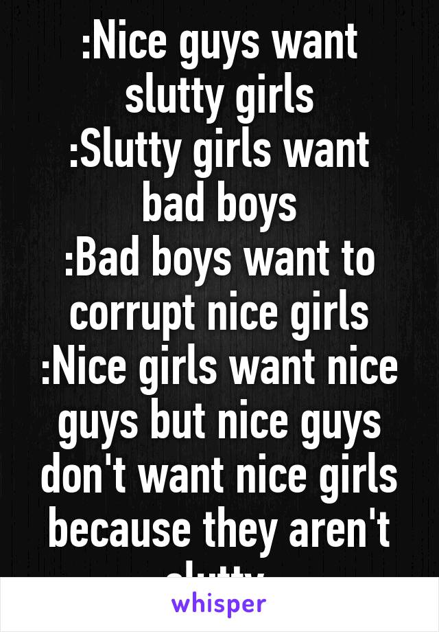 Bad like girls good guys why 15 Reasons