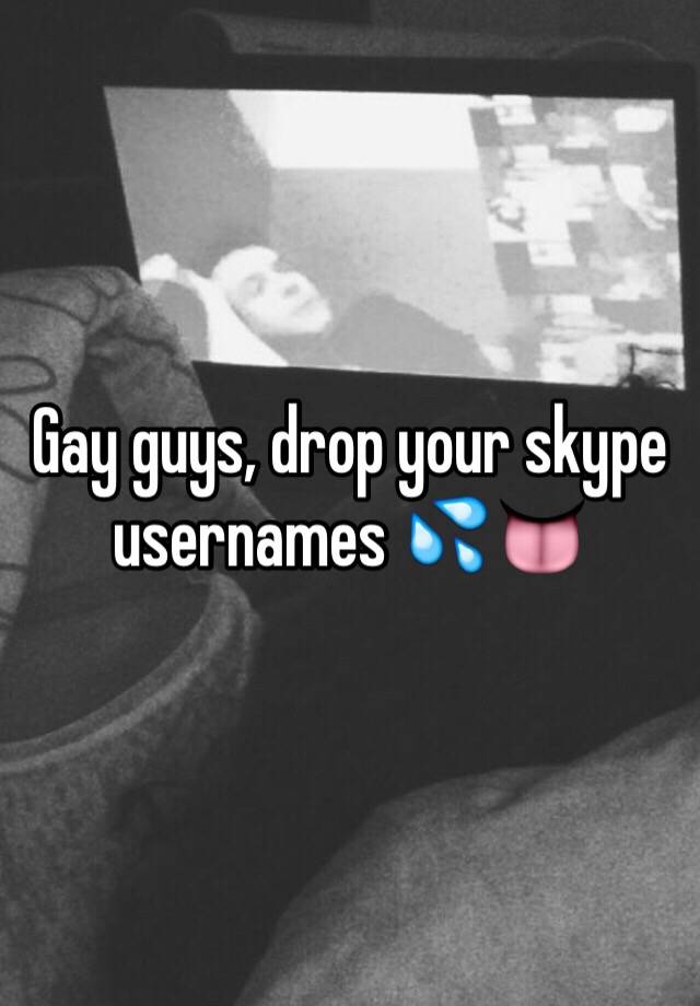Gay skype user
