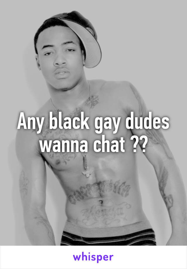 Chat black gay
