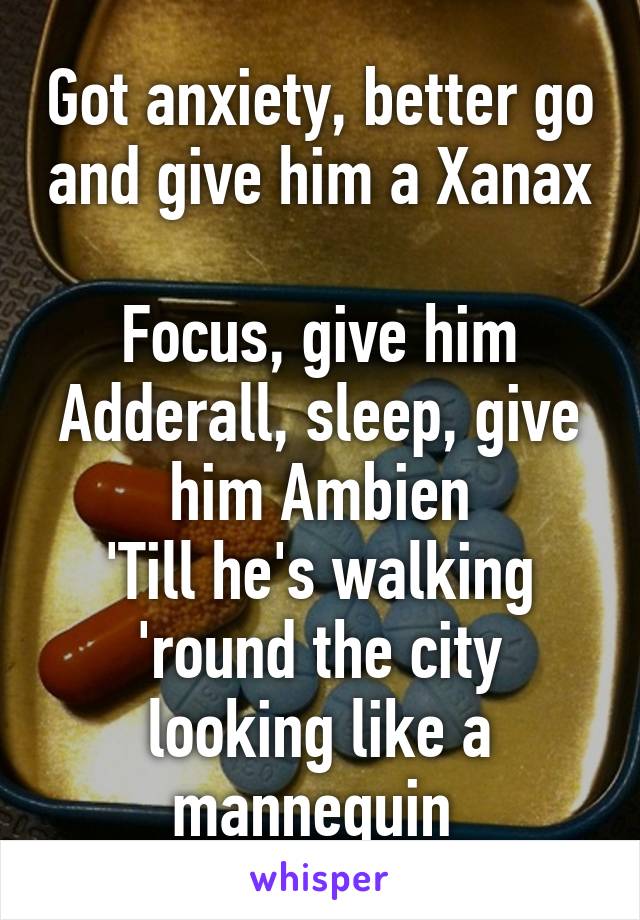 For sleep xanax after adderall
