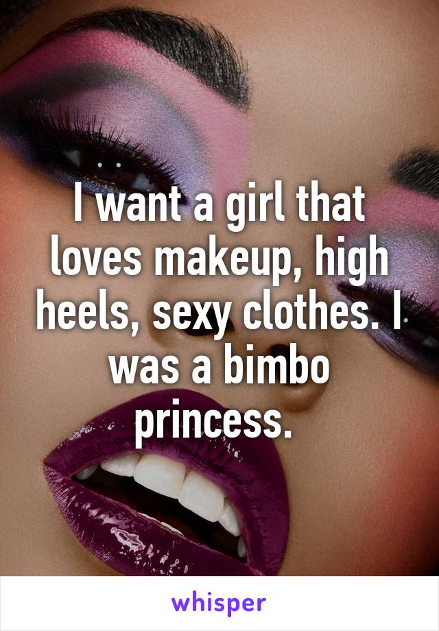 Makeup bimbo