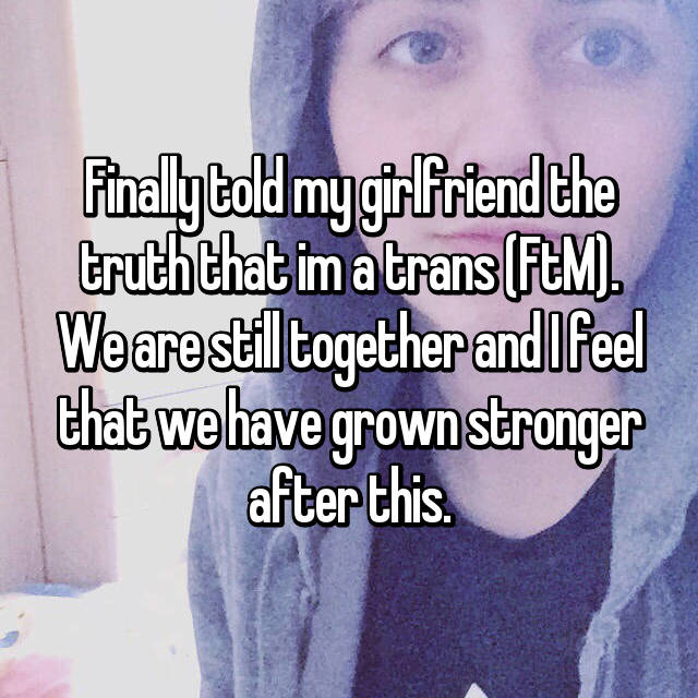 What It's Really Like To Come Out As Trans To Your Partner