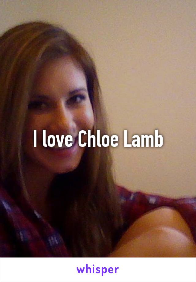 Chloe lamb twitter