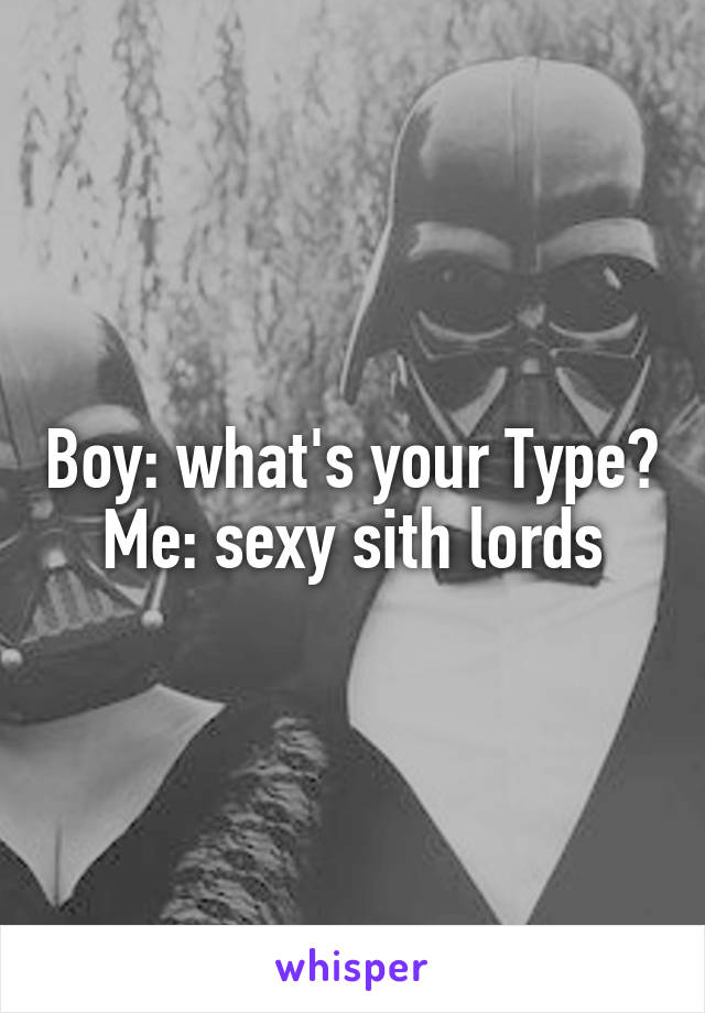 Sexy sith lords