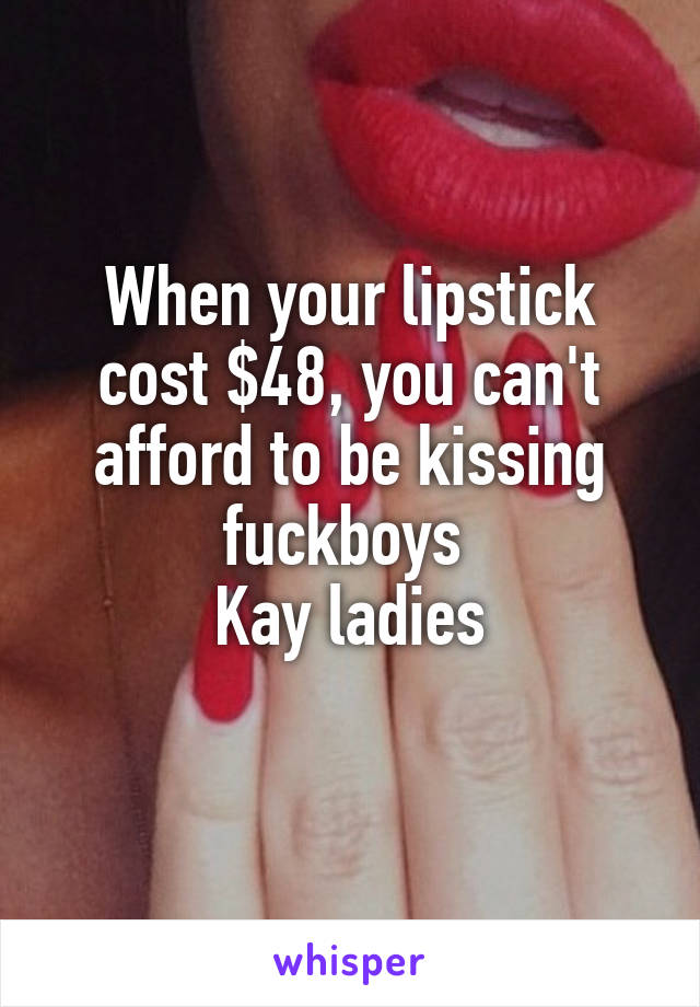 cost of lipstick