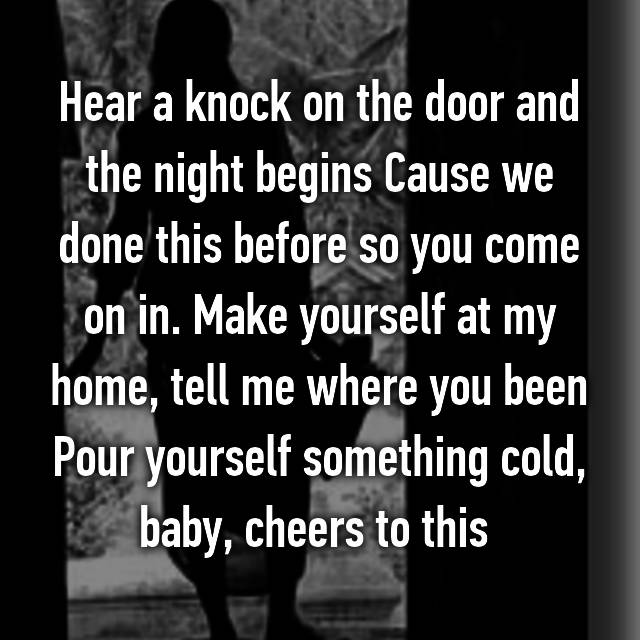 to hear you knocking at my door lyrics