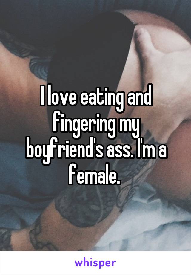 Fingering my boyfriends ass