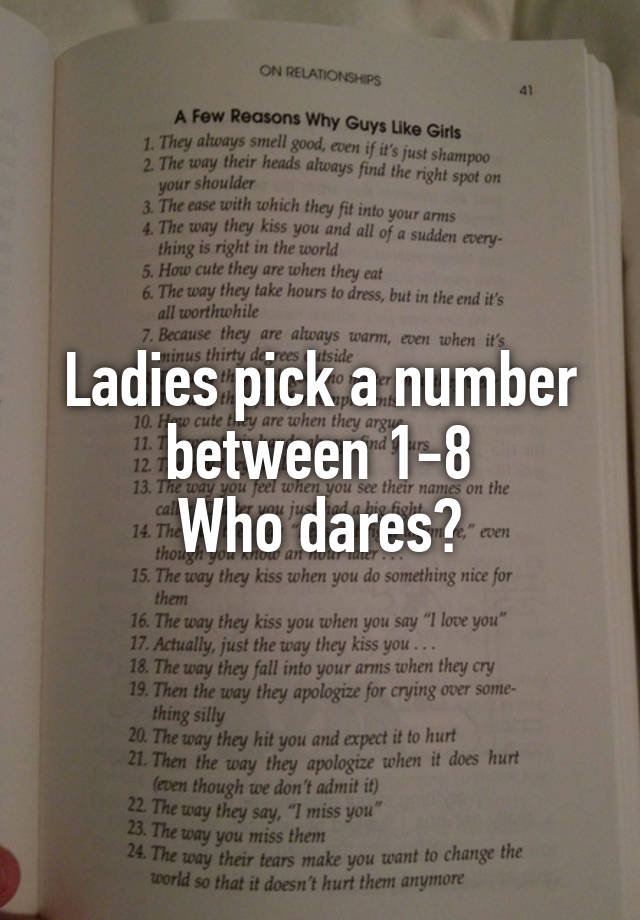 pick a number between 1 and 3 10 times