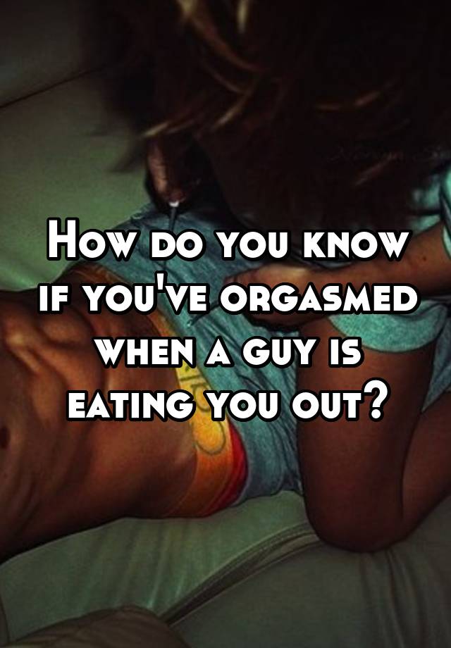 What does eat you out mean from a guy