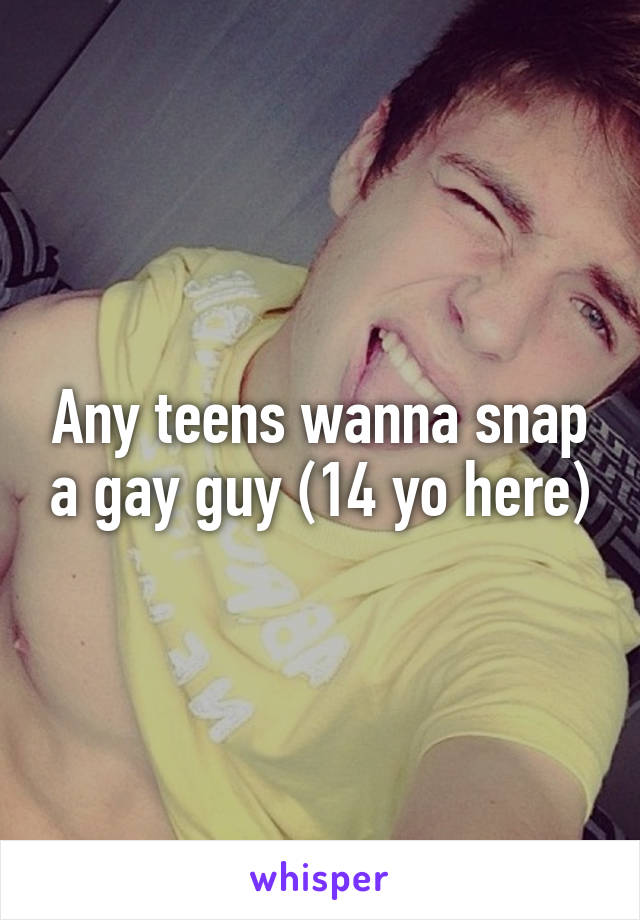 teen gay snapchat forums
