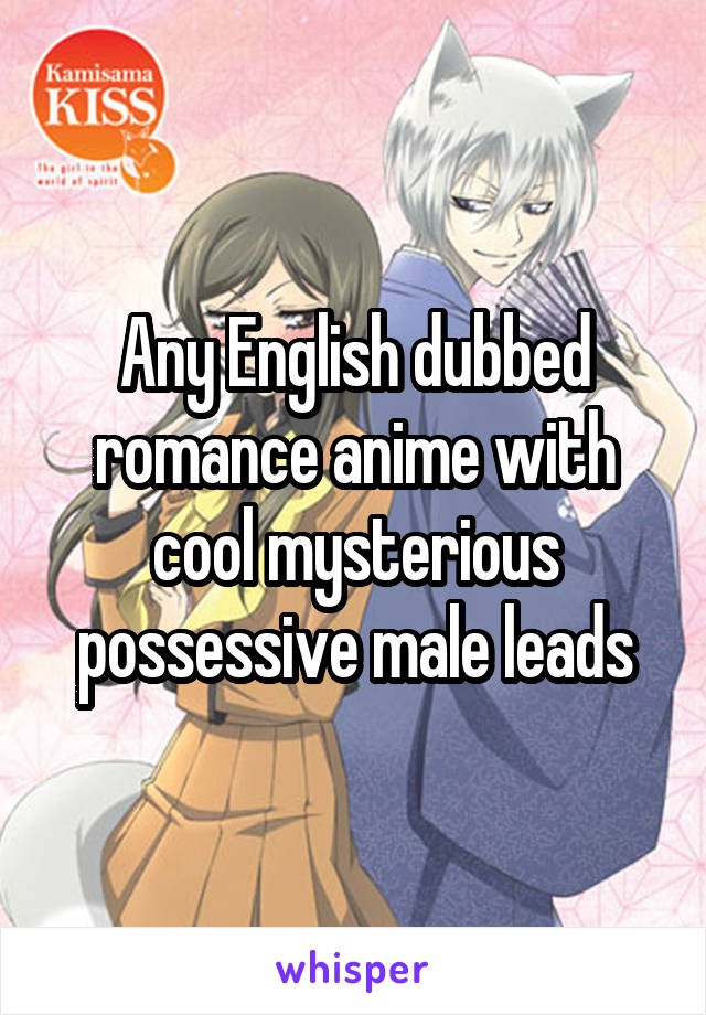 Featured image of post Romance Anime With Cool Male Lead Welcome back all my fellow otaku s to another top 10 anime list