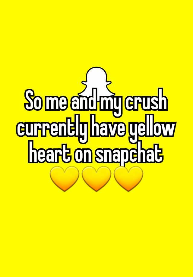 what does the golden heart mean on snapchat