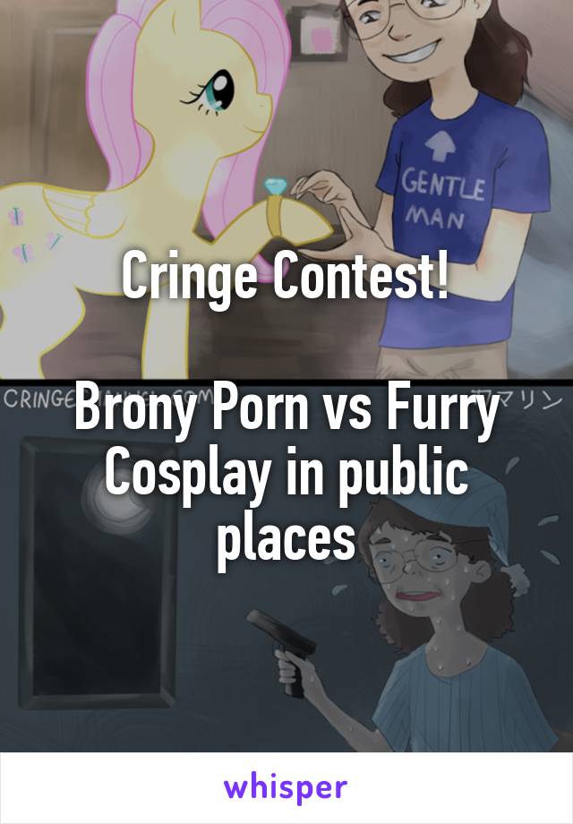 Furry Public Porn - Cringe Contest! Brony Porn vs Furry Cosplay in public places