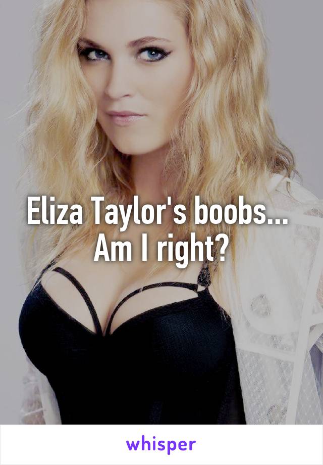 eliza taylor boobs