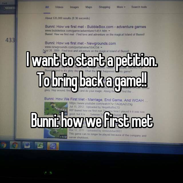 bunni how we first met game