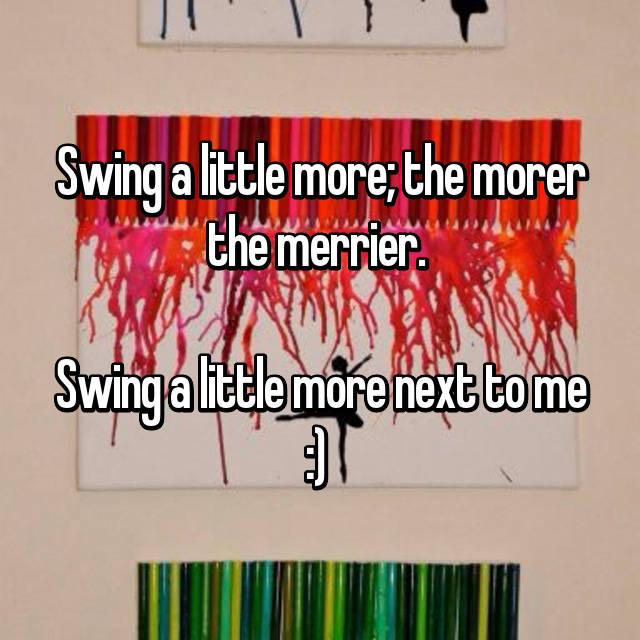 Swing A Little More The Morer The Merrier Swing A Little