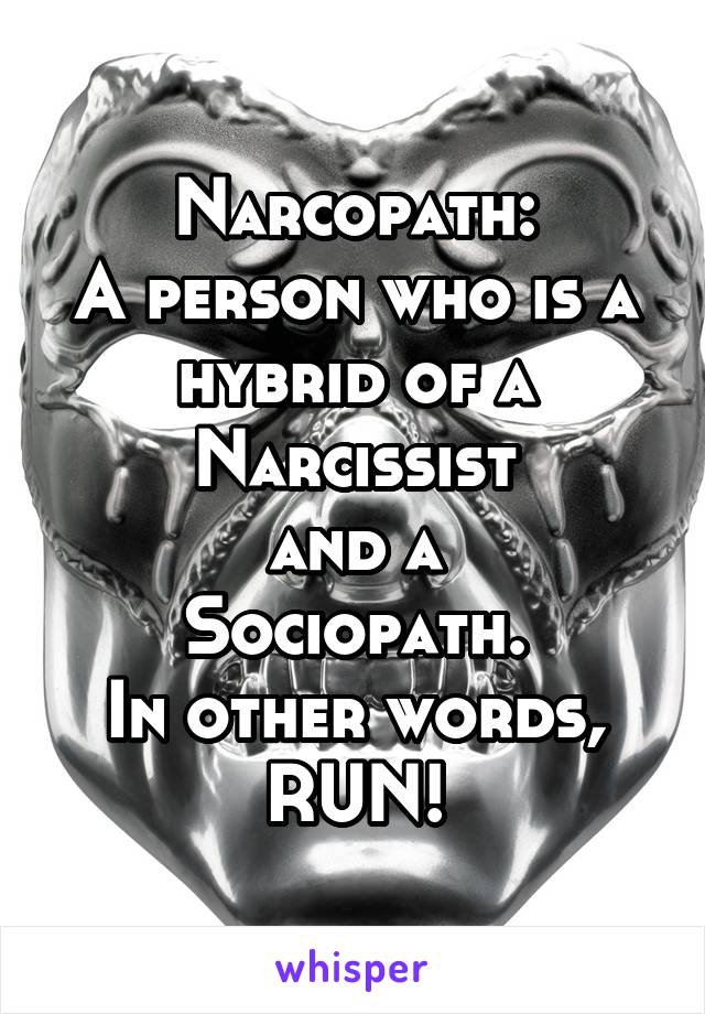 A narcissist from run 5 scientific