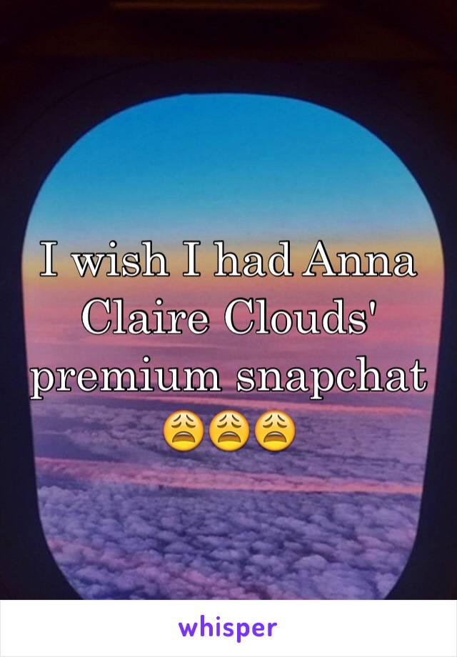Anna claire clouds
