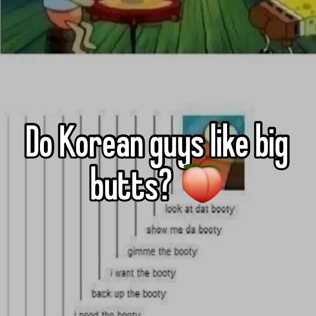 Booty korean big Hot Booty