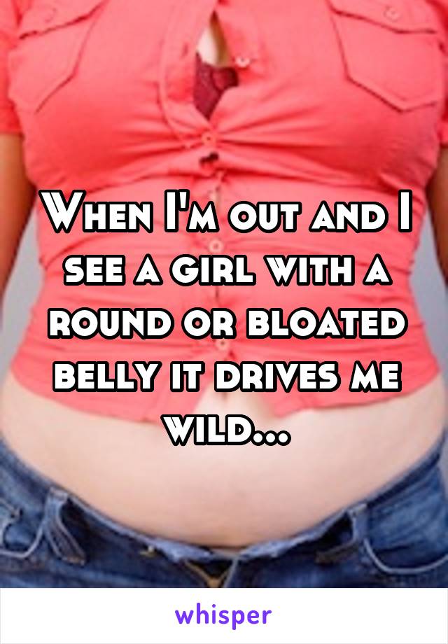 Bloated belly girl