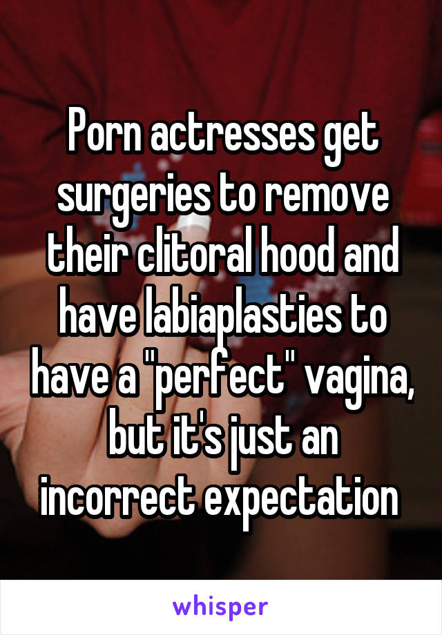 Incorrect Porn - Porn actresses get surgeries to remove their clitoral hood ...