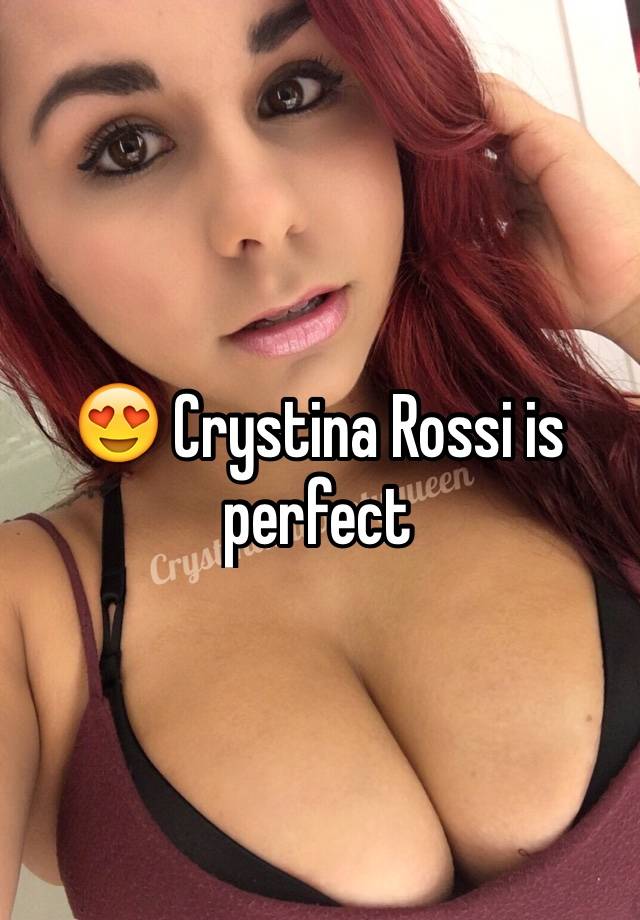 Pictures crystina rossi Man who