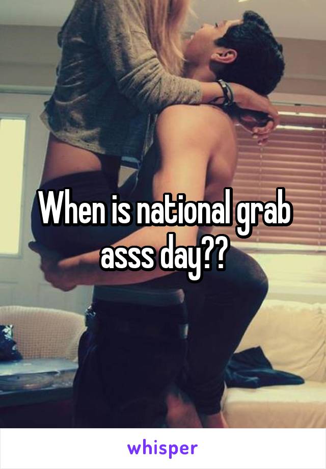 National grab a boob day.