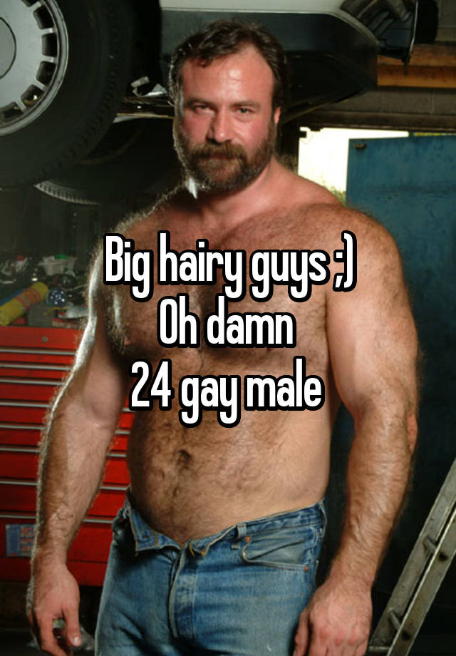 big hairy gay men