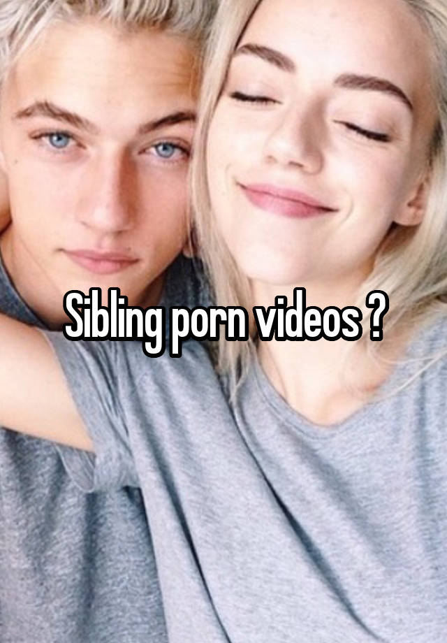 Sibling Porn Videos