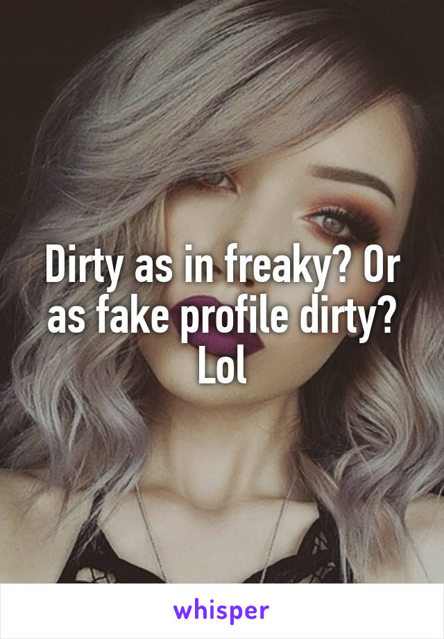 Freaky profile pictures