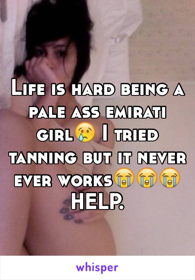 Pale girl ass