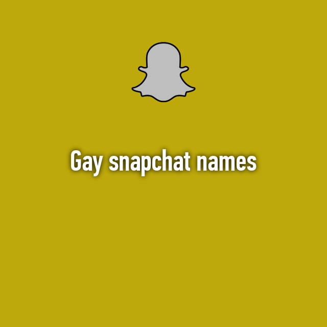 tumblr gay snapchat names