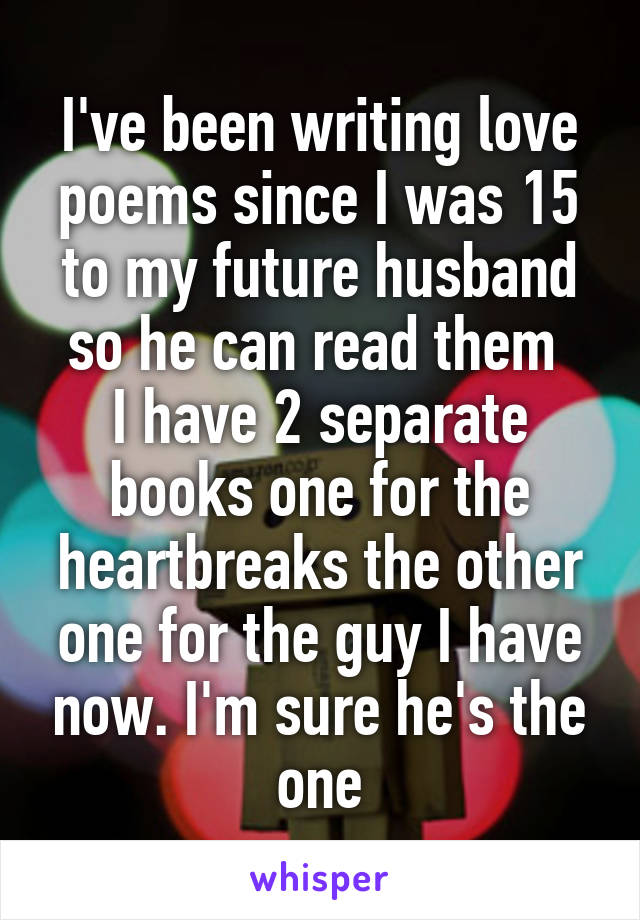 Future poems my husband 10 of