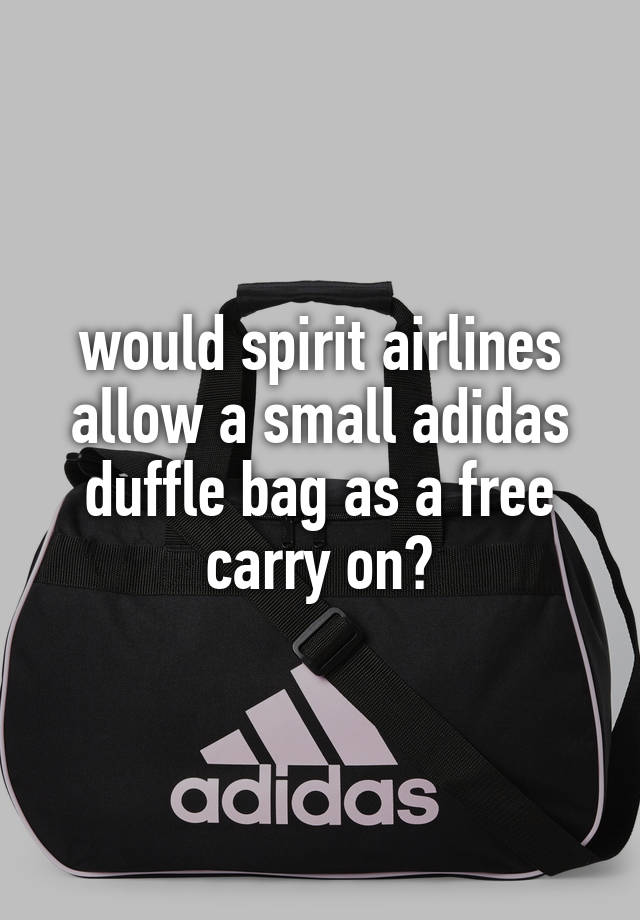 hand luggage spirit airlines