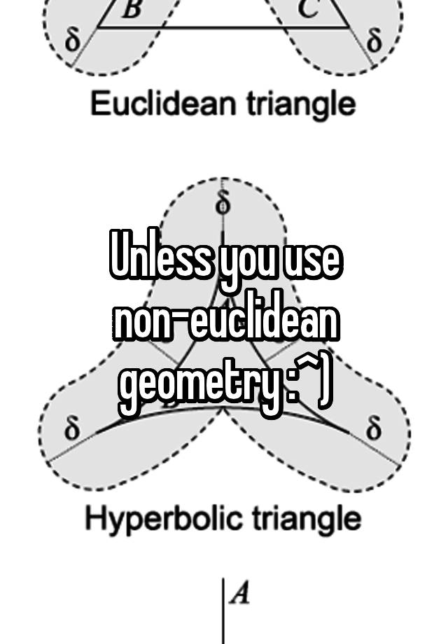 applied math non euclidean geometry