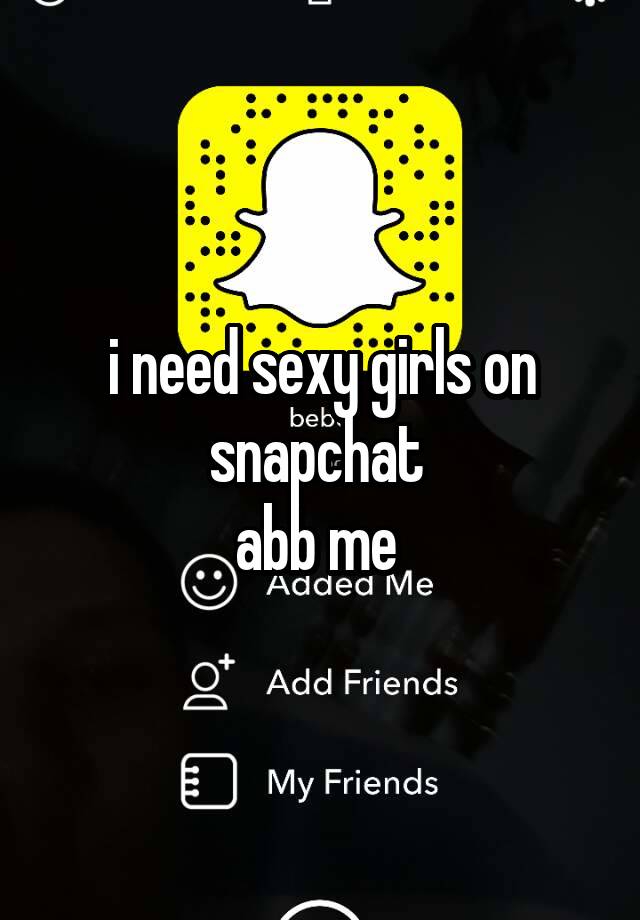 Sexy girls snapchat