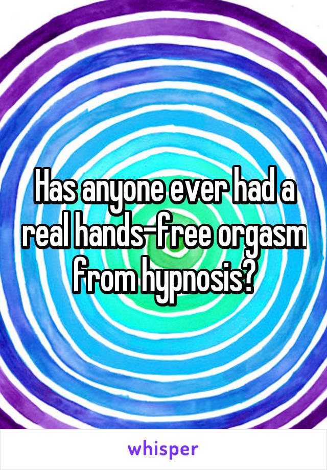 Hands Free Orgasm Trans