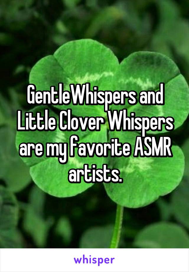 Little clover whispers