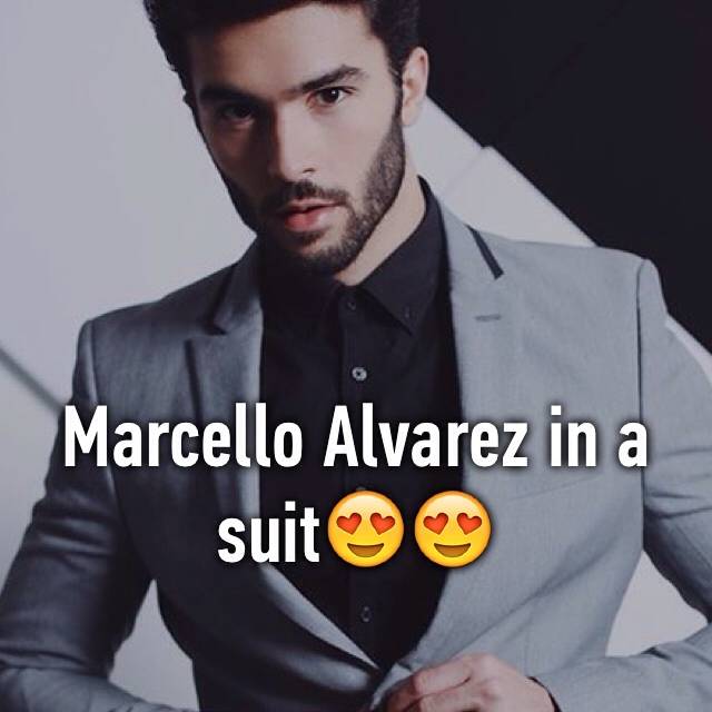 Marcello Alvarez In A Suit