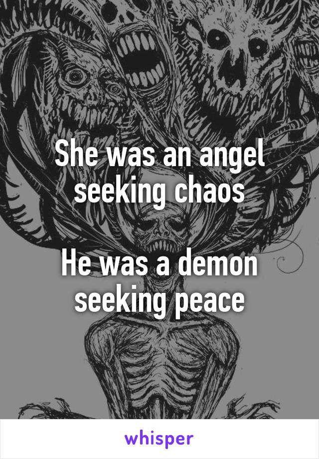 He was a demon seeking peace