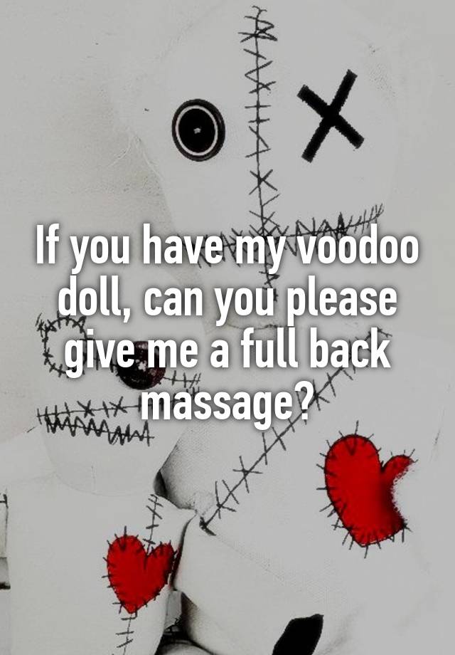 show me a voodoo doll